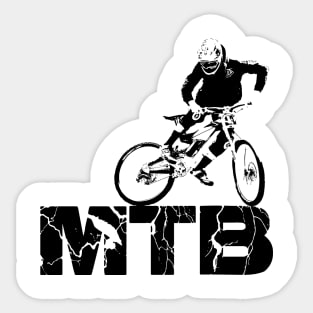 MTB, downhill Sticker